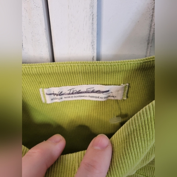 Nwot Free People You're A Gem Tank Medium lime Green - Picture 5 of 6